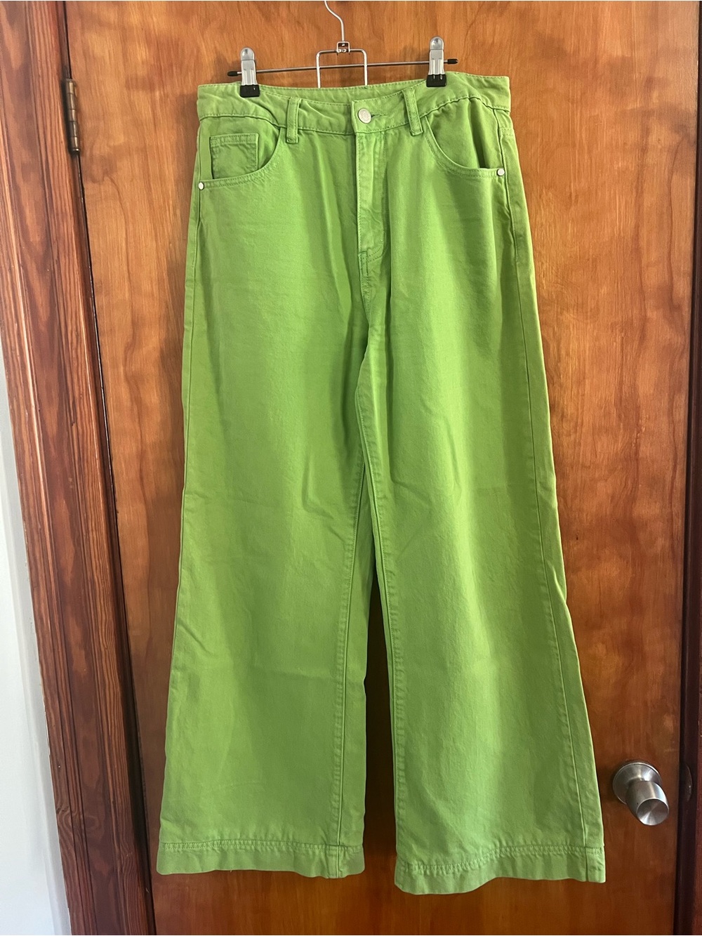 FRNCH Emma pants - olive, size small - Picture 2 of 4
